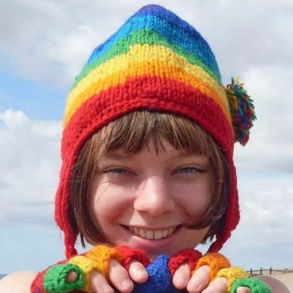 Hot Sale!!!Handmade Rainbow π hat - Picture 2 of 16